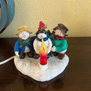 Snowman lamp, decor